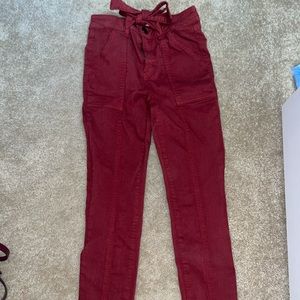 Red Work Pants
